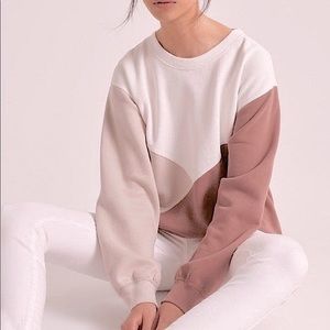 Abercrombie color block sweatshirt